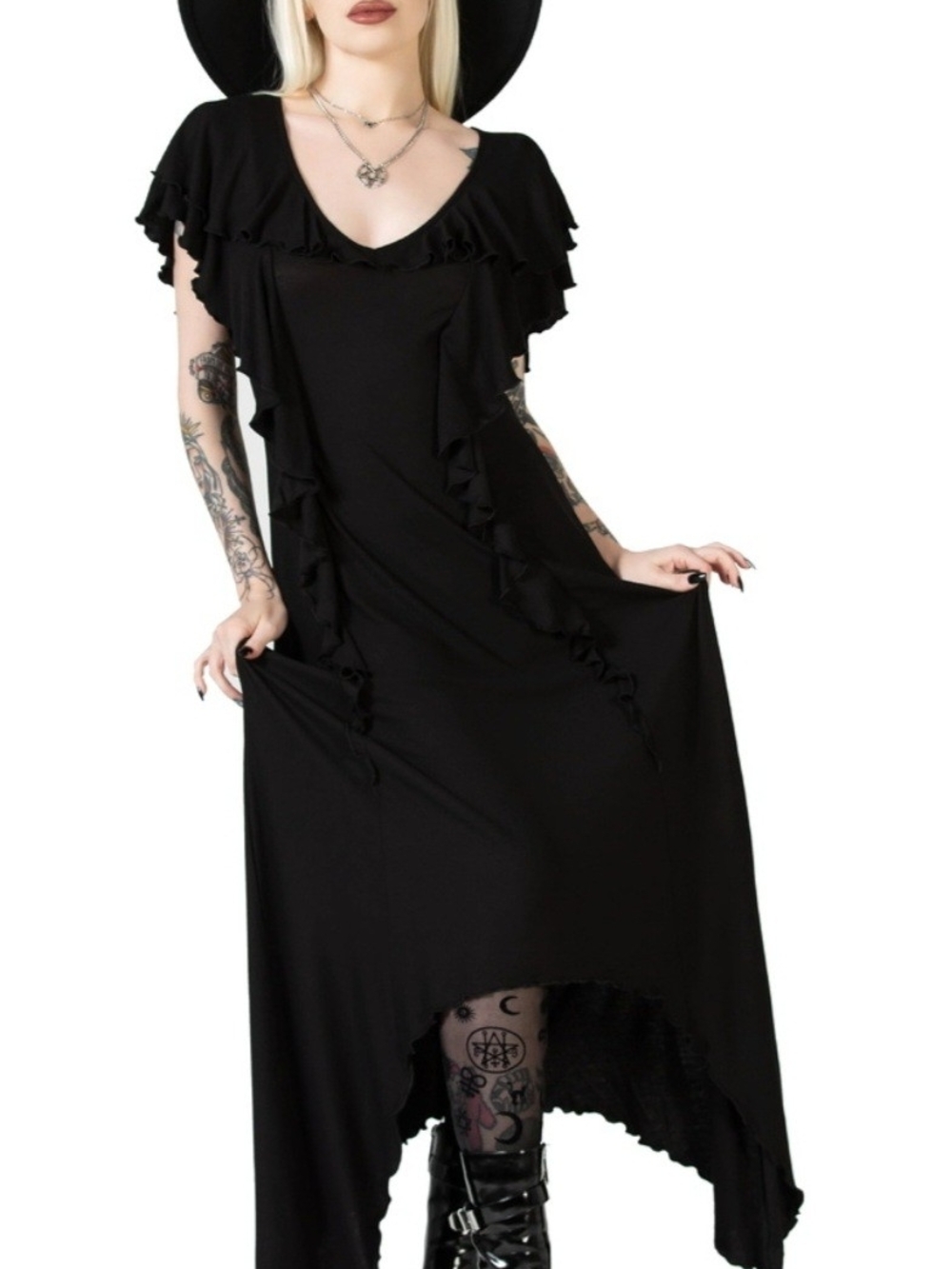 Killstar Spectral Galaxy Maxi Dress L